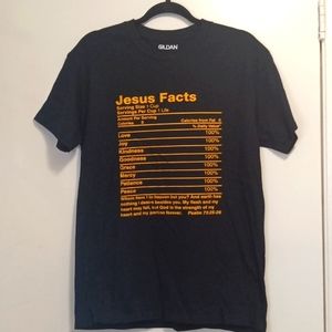 Gildan size medium black graphic T-shirt